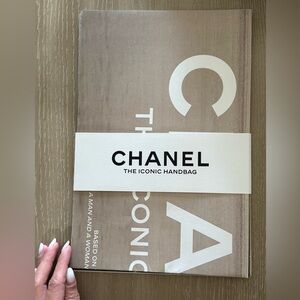 Chanel Cream and Brown Iconic Handbag Book
